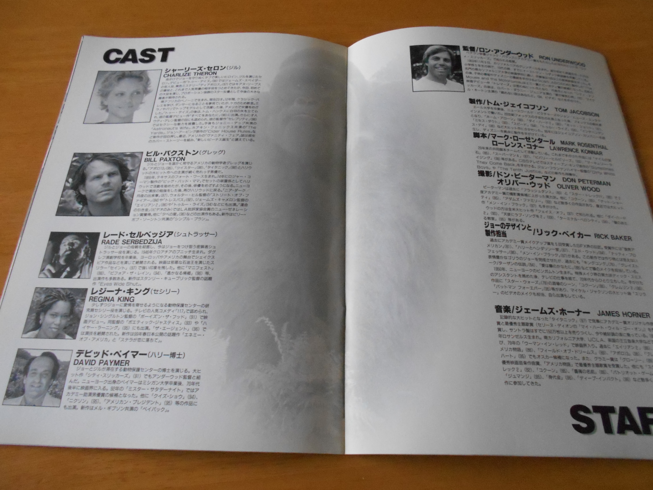 Mighty Joe Young Movie Program Japan 1999 Used Charlize Theron Bill Paxton Ebay